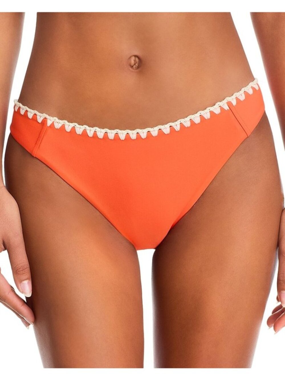 NWT Ramy Brook Iliana Bikini Bottom Vivid Orange Size Medium